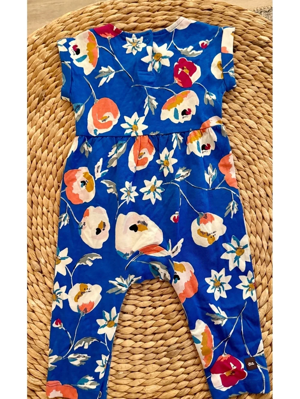 Tea Collection Baby Girls Romper Sz 6-9 Months